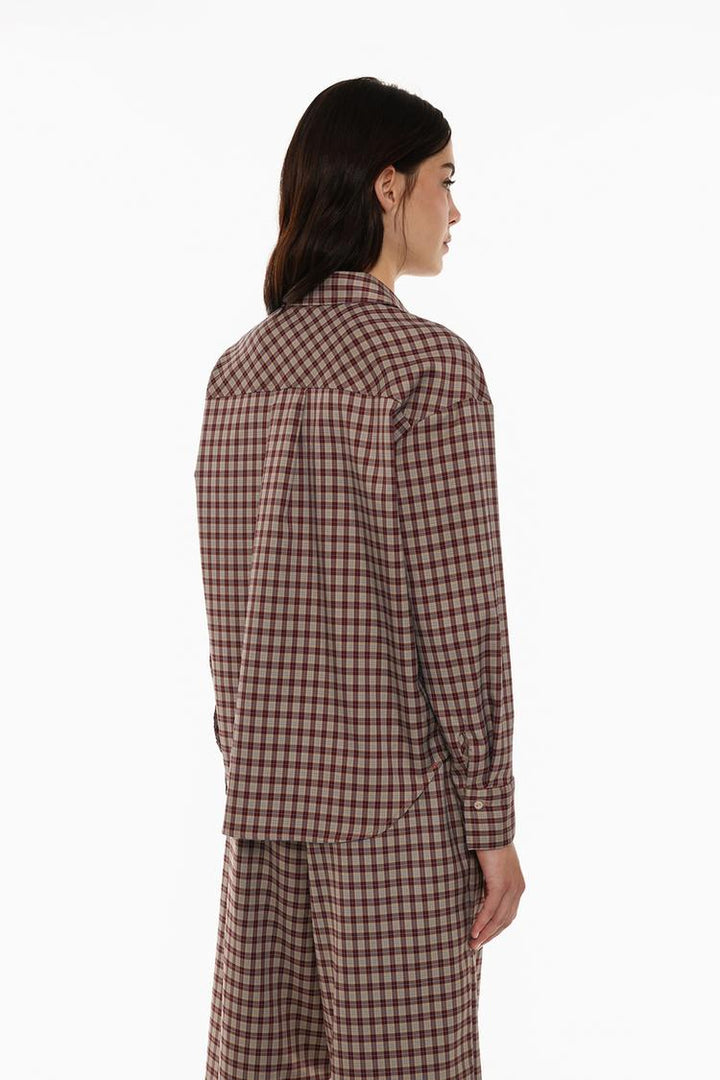 CHECKED SHIRT WITH POCKET DETAIL