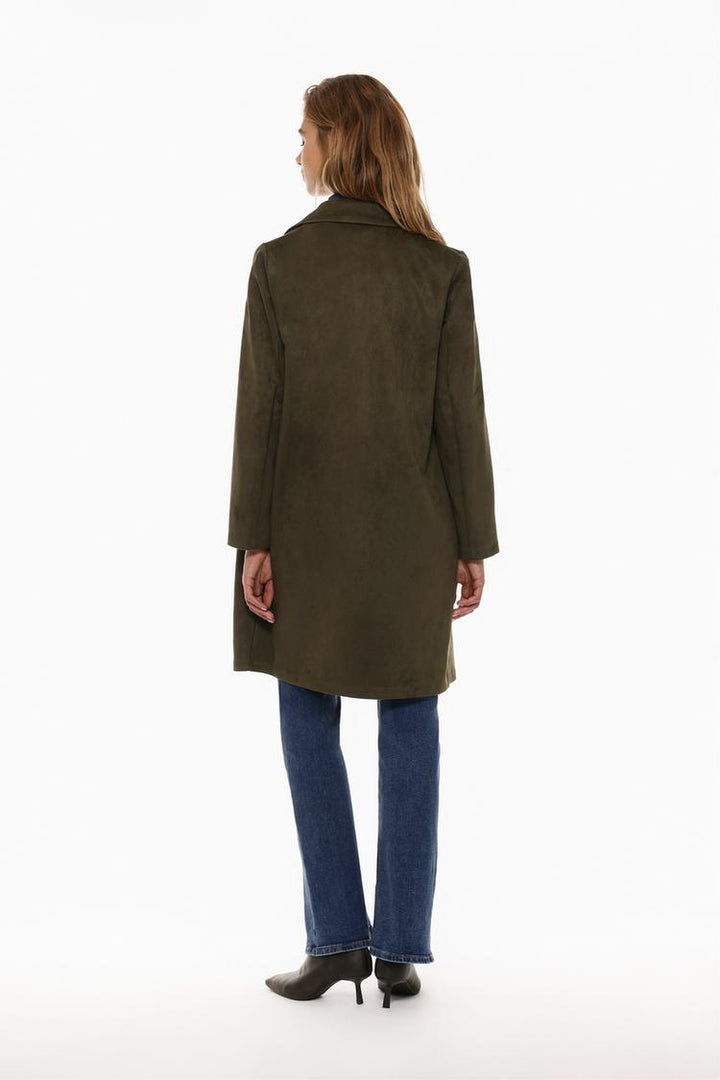 FAUX SUEDE COAT