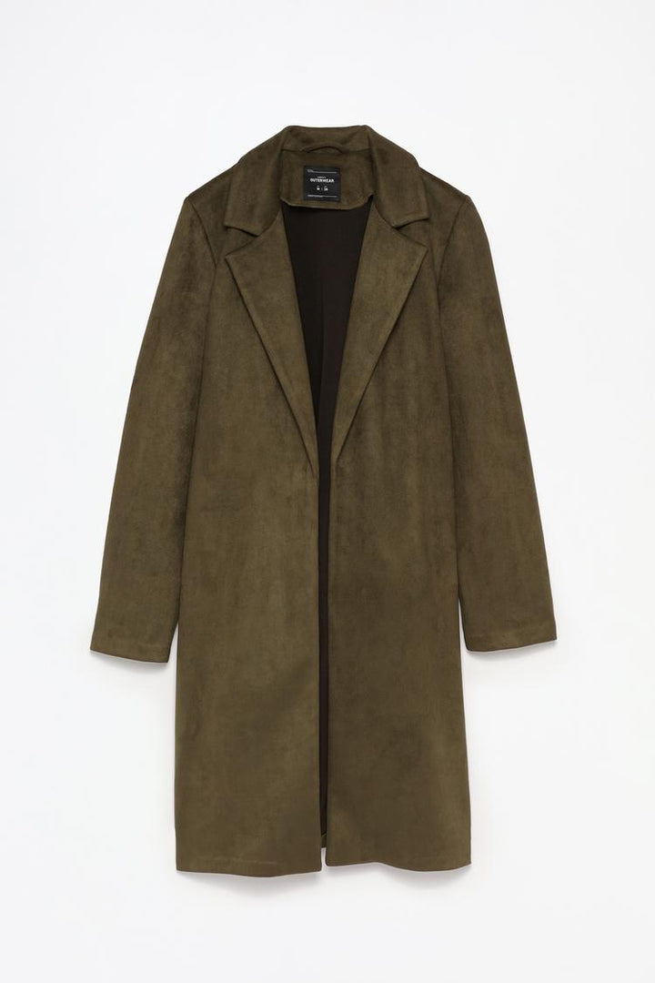 FAUX SUEDE COAT