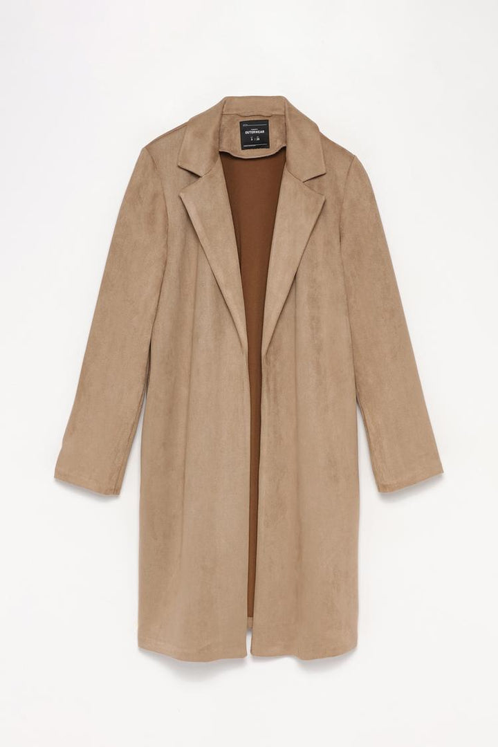 FAUX SUEDE COAT