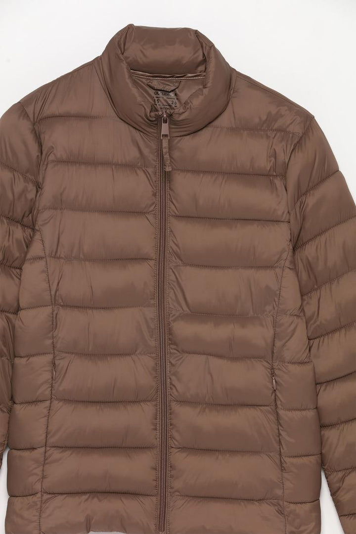 BASIC LIGHTWEIGHT PUFFER JACKET