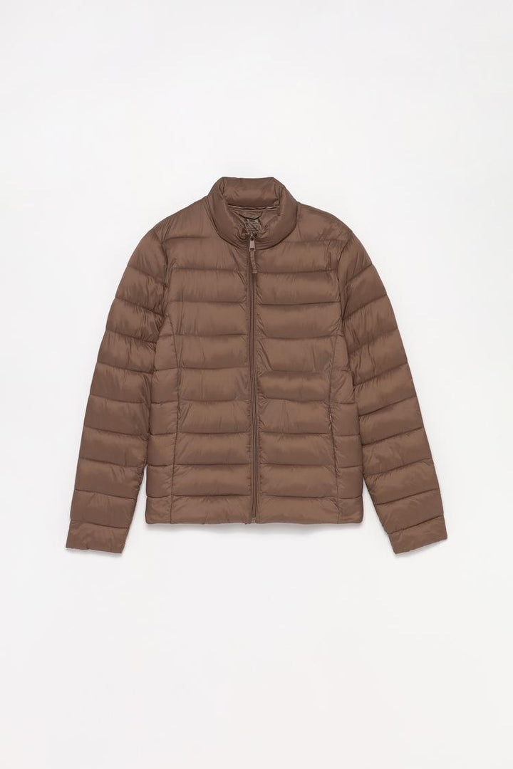 BASIC LIGHTWEIGHT PUFFER JACKET