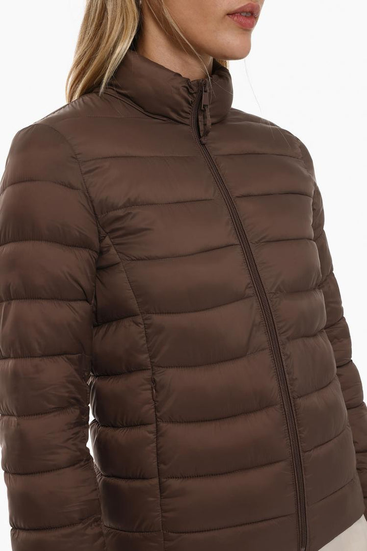 BASIC LIGHTWEIGHT PUFFER JACKET