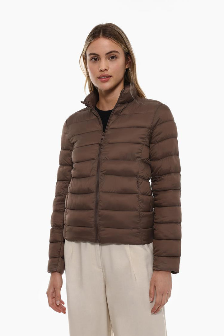 BASIC LIGHTWEIGHT PUFFER JACKET