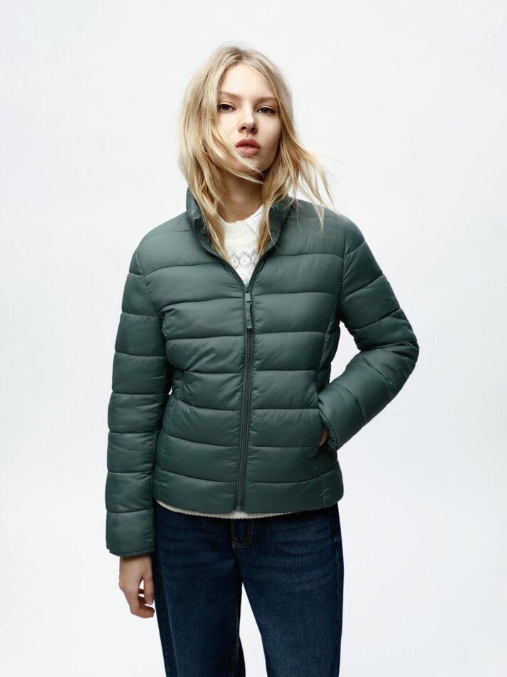 BASIC LIGHTWEIGHT PUFFER JACKET