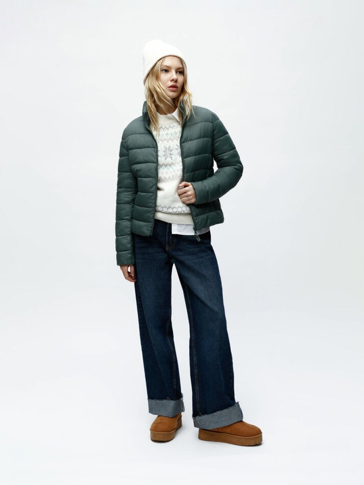 BASIC LIGHTWEIGHT PUFFER JACKET