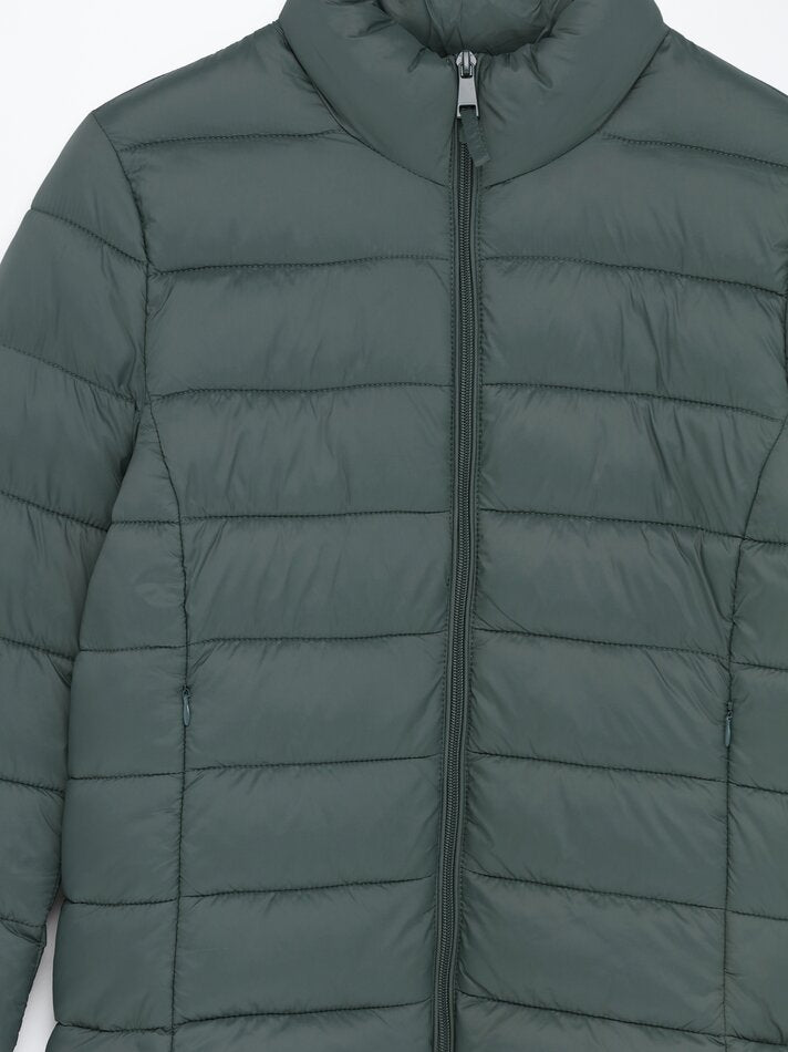 BASIC LIGHTWEIGHT PUFFER JACKET