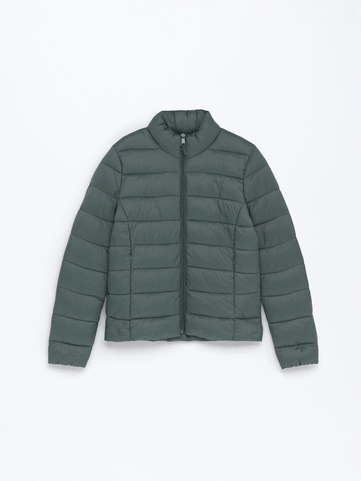 BASIC LIGHTWEIGHT PUFFER JACKET