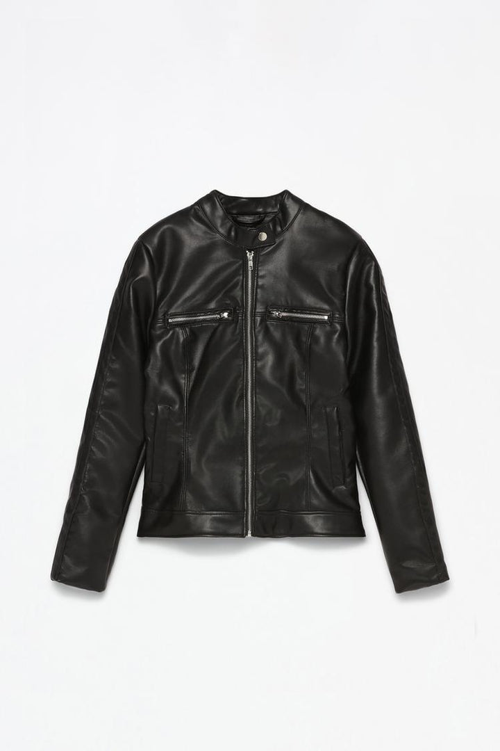 LEATHER-EFFECT JACKET