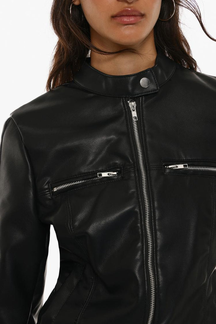 LEATHER-EFFECT JACKET