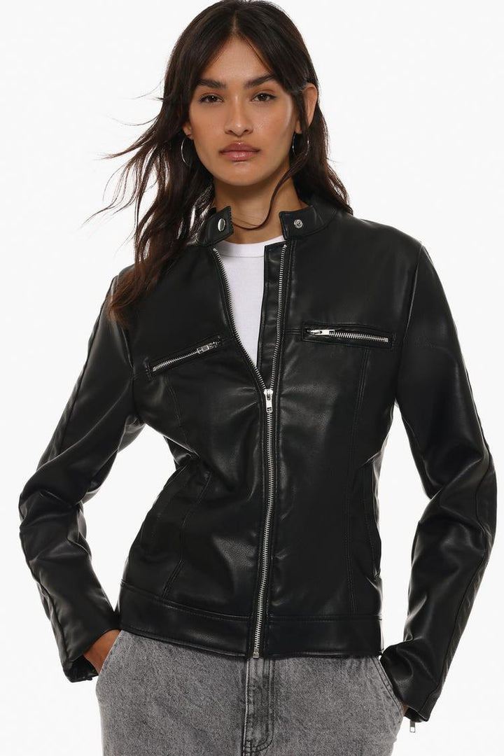 LEATHER-EFFECT JACKET