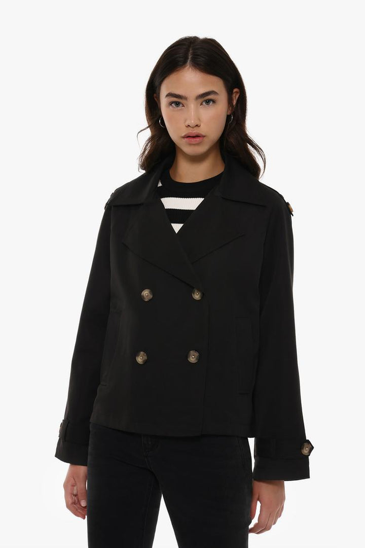 SHORT OVERSIZE TRENCH COAT