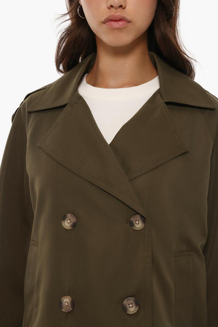 SHORT OVERSIZE TRENCH COAT