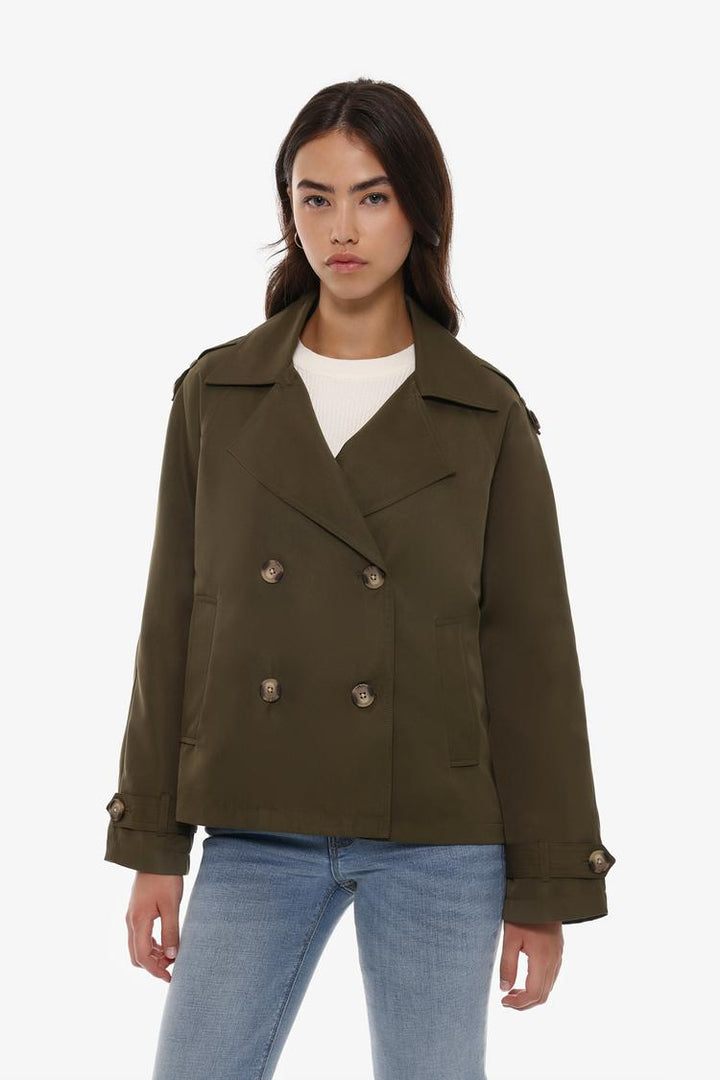 SHORT OVERSIZE TRENCH COAT