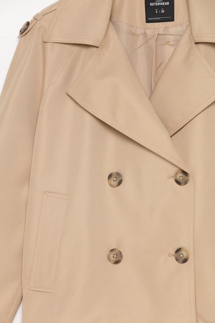 SHORT OVERSIZE TRENCH COAT