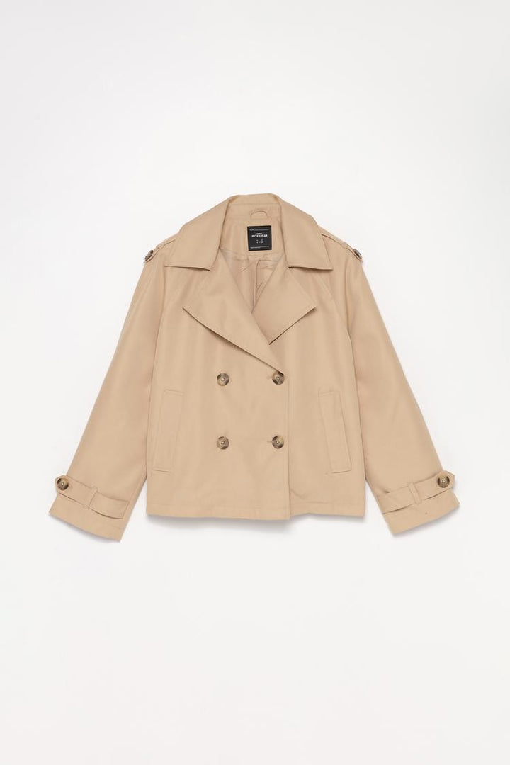 SHORT OVERSIZE TRENCH COAT