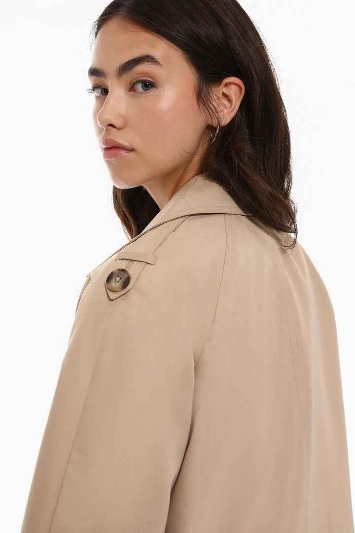 SHORT OVERSIZE TRENCH COAT