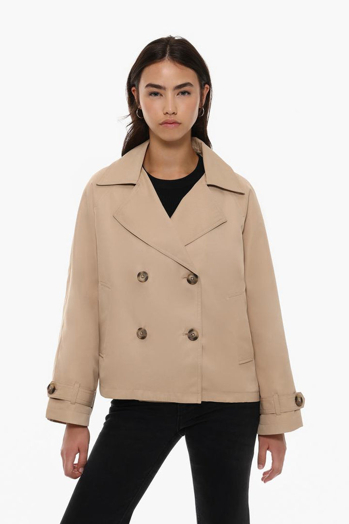 SHORT OVERSIZE TRENCH COAT