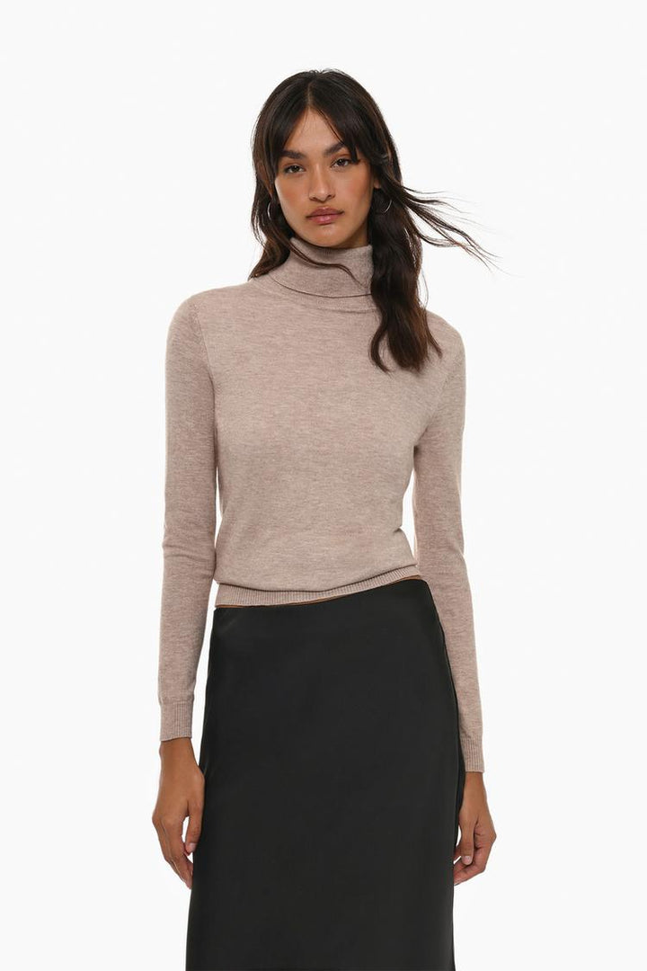 BASIC TURTLENECK SWEATER