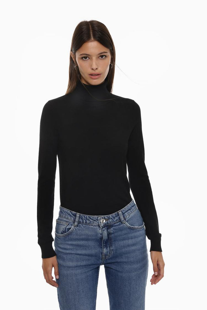 BASIC TURTLENECK SWEATER